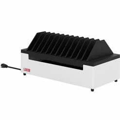 Promo 😍 Electronics & Computer Storage Units Luxor 12-Unit AC Charging Station, Black/White (LOTT12) 🌟