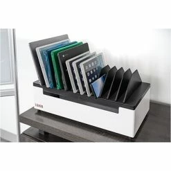 Promo 😍 Electronics & Computer Storage Units Luxor 12-Unit AC Charging Station, Black/White (LOTT12) 🌟 -legal paper Store unnamed file 5139