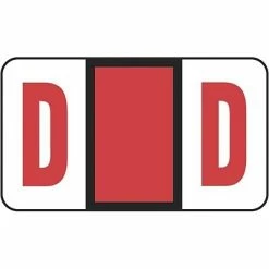 Buy 😍 Alpha Labels Medical Arts Press® POS® Systems Compatible 3300 Series Alpha Sheet Labels; "D" ❤️