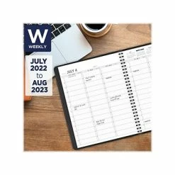 New ❤️ Planners & Personal Organizers 2022-2023 AT-A-GLANCE 7" X 8.75" Academic Weekly Planner, Black (70-958-05-23) ✨ -legal paper Store unnamed file 5177