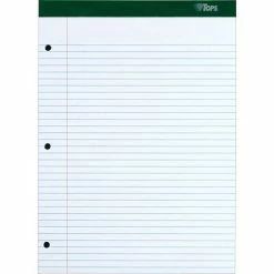 Wholesale 🎁 Tops® Docket® Legal Pads TOPS Double Docket Notepad, 8.5" X 11.75", College, White, 100 Sheets/Pad (TOP 63384) ✨