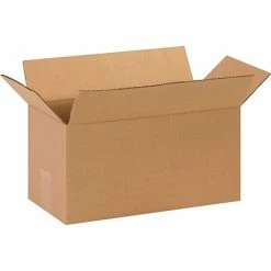 Flash Sale ✨ The Packaging Wholesalers Corrugated Boxes; 14" Length 14" X 7" X 7" Shipping Boxes, 32 ECT, Brown, 25/Bundle (1477) 🎁