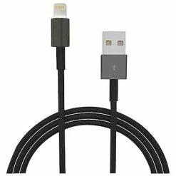 Promo 🥰 IPhone Cables 4XEM™ 3' 8 Pin Lightning To USB Cable; Black ✔️