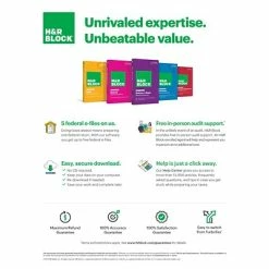 Deals ❤️ H&R Block H&R Block Basic Tax Software 2021 For 1 User, Mac OS X, Download (1023800-21) 🤩 -legal paper Store unnamed file 5197