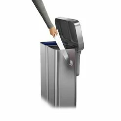 Cheapest ⌛ Recycling Bins Simplehuman Stainless Steel Dual Compartment Recycling Step Can, 15.3 Gal, Metallic (CW2025) 🌟 -legal paper Store unnamed file 5201