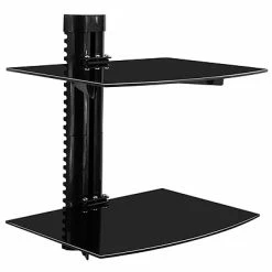 Buy 👍 Monitor Mounts & Stands Mount-It! Floating Wall Mounted Shelf Bracket Stand, Black (MI-892) 😍