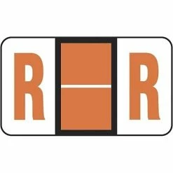 Cheapest ✨ Alpha Labels Medical Arts Press® POS® Systems Compatible 3300 Series Alpha Sheet Labels; "R" 🎉