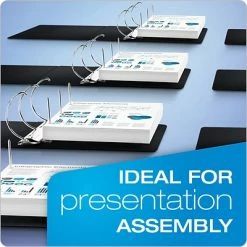 Best Sale 🎁 Binders Cardinal ExpressLoad ClearVue 1.5" 3-Ring View Binder, Black (CRD 49111) 😀 -legal paper Store unnamed file 5303