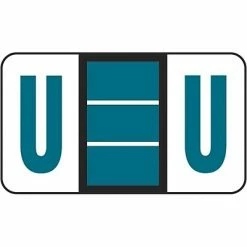 Brand new 😀 Alpha Labels Medical Arts Press® POS® Systems Compatible 3300 Series Alpha Sheet Labels; "U" 👍