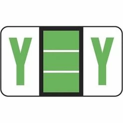 Flash Sale 💯 Alpha Labels Medical Arts Press® POS® Systems Compatible 3300 Series Alpha Sheet Labels; "Y" 🔔