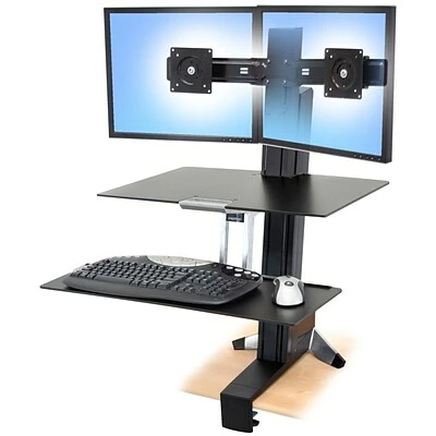 Best deal ❤️ Sit & Stand Desks Ergotron® WorkFit-S Up To 25 Lbs. 21.3" Dual Monitor Sit-Stand With Worksurface+ 🎁 1 Best deal ❤️ Sit & Stand Desks Ergotron® WorkFit-S Up To 25 Lbs. 21.3" Dual Monitor Sit-Stand With Worksurface+ 🎁