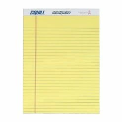 Deals ✨ Quill Brand® Gold Signature Premium Series Ruled Pads Quill Brand® Gold Signature Premium Series Legal Pad, 8-1/2" X 11", Wide Ruled, Yellow, 50 Sheets/Pad, 12 Pads/Pack (742270) ⭐