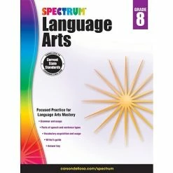 Promo ✨ Grammar Skills Books Spectrum Language Arts (Grade 8) 🧨