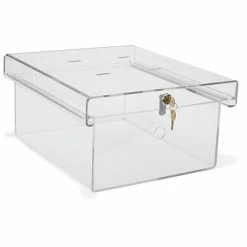Promo 👏 Specimen Collection Omnimed X-Large Clear Acrylic Refrigerator Lock Box (183010) ❤️