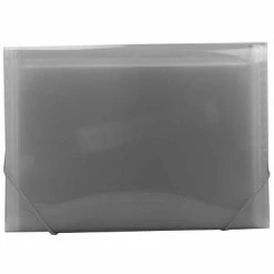 Budget 🔔 Accordion Folders JAM Paper® 13 Pocket Expanding File, Legal Size, 10 X 15, Smoke Grey, Sold Individually (419EX13SM) 😀