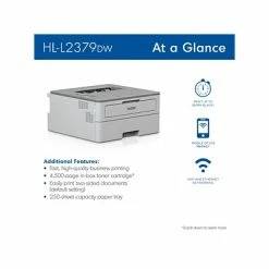 New 🎉 Printers Brother HL-L2379DW Wireless Black & White Laser Printer (012502668886) ⭐ -legal paper Store unnamed file 5388