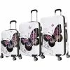Best deal 🤩 All Luggage InUSA Prints 3-Piece PC/ABS Plastic Luggage Set, Butterfly (IUAPCSML-BUT) ✔️ -legal paper Store unnamed file 5393