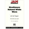 New 🎁 Colored Paper JAM Paper® Strathmore Legal Paper - 8.5" X 14" - 24lb Natural White Wove - 100/pack 👍