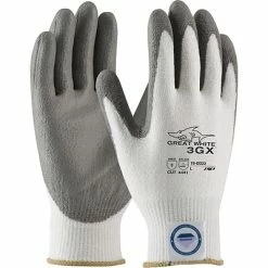 Wholesale ✨ Great White™ Cut Resistant Work Gloves PIP® Great White® Dyneema® Diamond/Lycra 3GX™ Cut-Resistant 🧥 Coated Gloves, Smooth Grip, Medium 🛒