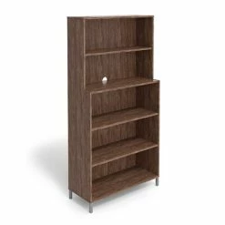 Cheap ❤️ Union & Scale Bookcases & Bookshelves Union & Scale™ Essentials 5 Shelf 72"H Laminate Bookcase, Espresso (UN56975) ⭐