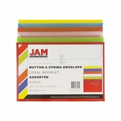 Promo 🛒 File Pockets & Jackets JAM Paper Poly Envelopes With Button & String Tie Closure , 1" Expansion, Legal Size, Assorted Colors, 6/Pack (219B1RLIGBYORCL) 🛒 -legal paper Store unnamed file 542