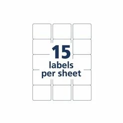 Wholesale 👍 Avery Astrobrights Laser/Inkjet Multipurpose Labels, 2" X 2 5/8", Assorted Colors, 15 Labels/Sheet, 10 Sheets/Pack (4331) 🎉 -legal paper Store unnamed file 5464