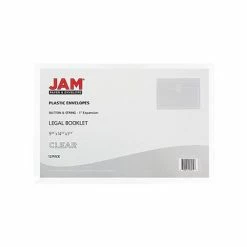 Cheapest 💯 File Pockets & Jackets JAM Paper Poly Envelope With Button & String Tie Closure, 1" Expansion, Legal Size, Clear, 12/Pack (219B1CL) ⌛ 11 Cheapest 💯 File Pockets & Jackets JAM Paper Poly Envelope With Button & String Tie Closure, 1" Expansion, Legal Size, Clear, 12/Pack (219B1CL) ⌛ -legal paper Store unnamed file 547