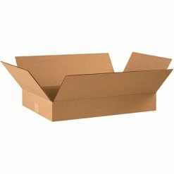 Buy 🛒 Partners Brand Corrugated Boxes; 22" Length 22" X 14" X 4" Shipping Boxes, Brown, 25/Bundle (22144) 🎉