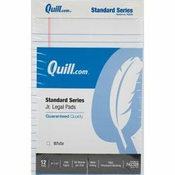 Best Pirce 🔔 Quill Brand® Standard Series Ruled Pads Quill Brand® Standard Series Legal Pad, 5" X 8", Wide Ruled, White, 50 Sheets/Pad, 12 Pads/Pack (742326) 😉