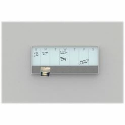 New 🎁 Dry Erase Whiteboards U Brands Glass Dry-Erase Whiteboard, Aluminum Frame, 3' X 1' (3199U00-01) 🥰