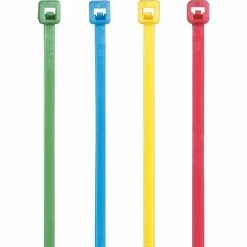 Budget 😉 SI Products Cable Ties 8" 8" Color Cable Ties, Red, 1000/Carton (CT444B) 🎉