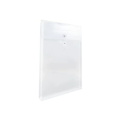 Promo ⭐ File Pockets & Jackets JAM Paper® Plastic Envelopes With Button And String Tie Closure, Legal Size, Clear, 12/Pack (119B1CL) ⌛ 4 Promo ⭐ File Pockets & Jackets JAM Paper® Plastic Envelopes With Button And String Tie Closure, Legal Size, Clear, 12/Pack (119B1CL) ⌛ - Image 2