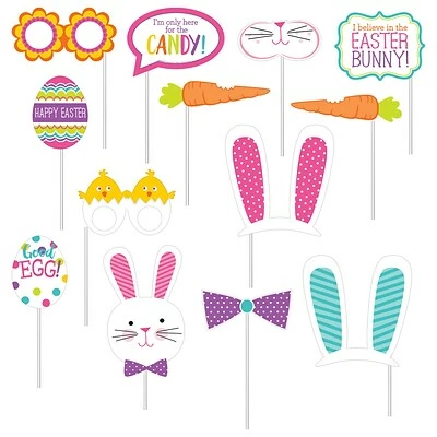 Promo 🥰 Amscan Party Decor Easter Photo Props (399647) 🎁 3 Promo 🥰 Amscan Party Decor Easter Photo Props (399647) 🎁