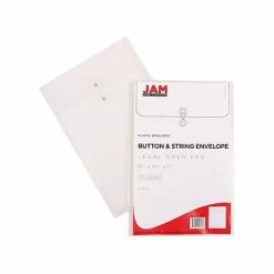 Promo ⭐ File Pockets & Jackets JAM Paper® Plastic Envelopes With Button And String Tie Closure, Legal Size, Clear, 12/Pack (119B1CL) ⌛ 14 Promo ⭐ File Pockets & Jackets JAM Paper® Plastic Envelopes With Button And String Tie Closure, Legal Size, Clear, 12/Pack (119B1CL) ⌛ -legal paper Store unnamed file 564