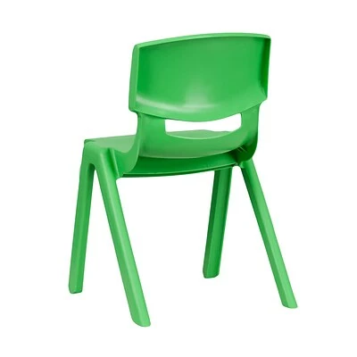 Brand new 🔥 Stacking & Folding Chairs Flash Furniture Plastic Student Stacking Chair, Green, 2-Pieces (2YUYCX004GREEN) ✨ 10 Brand new 🔥 Stacking & Folding Chairs Flash Furniture Plastic Student Stacking Chair, Green, 2-Pieces (2YUYCX004GREEN) ✨ - Image 8