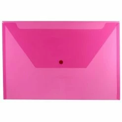 Discount 👏 File Pockets & Jackets JAM Paper® Plastic Envelopes With Snap Closure, Legal Booklet, 9.75 X 14.5, Fuchsia Pink Poly, 12/pack (219S0FU) 🎁