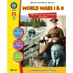 Buy ⌛ Classroom Complete Press Big Books Classroom Complete Press, World Conflict Series World Wars I And II 🔔