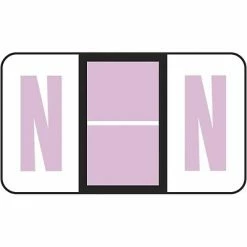Buy 👏 Alpha Labels Medical Arts Press® POS® Systems Compatible 3300 Series Alpha Sheet Labels; "N" 🎉