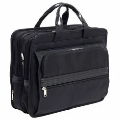 Wholesale 💯 Laptop Cases McKlein P Series Laptop Briefcase, Black Nylon (56445) ✔️