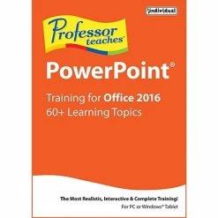 Top 10 😍 Office & Business Software Individual Software Professor Teaches PowerPoint 2016 For Windows (1 User) [Download] ⭐