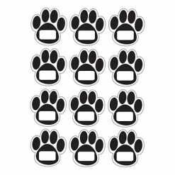 Promo 👏 Ashley® Die-Cut Magnetic Nameplates, Black Paws 🥰