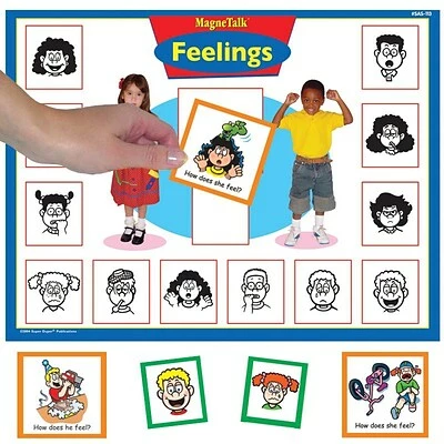 New 🌟 Super Duper Language Arts Games Super Duper® MagneTalk® Feelings Magnetic Game Board 🔔 3 New 🌟 Super Duper Language Arts Games Super Duper® MagneTalk® Feelings Magnetic Game Board 🔔