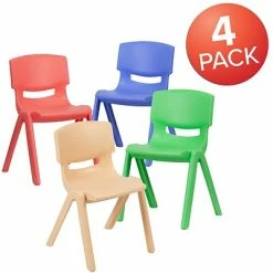 Buy ✔️ Stacking & Folding Chairs Flash Furniture Plastic Student Stacking Chair, Assorted, 4-Pieces (4YUYCX4004MULTI) 👍 -legal paper Store unnamed file 5913