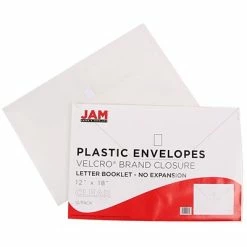 Budget ⌛ File Pockets & Jackets Jam Paper Plastic File Pocket, Legal Size, Clear, 12/Pack (457V0CL) 🎁 -legal paper Store unnamed file 592