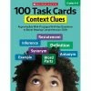 Brand new 🎁 Teaching Resources Scholastic 100 Task Cards: Context Clues, Multi, Grade 4-6 (SC-860317) 🎉 -legal paper Store unnamed file 5940