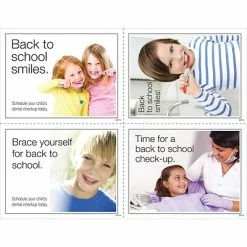 Best Pirce ⌛ Dental Assorted Laser Postcards Medical Arts Press® Photo Image Assorted Laser Postcards; Dental Back To School Children 👏