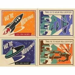 Cheap 🔔 Generic Assorted Laser Postcards Medical Arts Press® Assorted Laser Postcards; Retro Moving Space ✔️