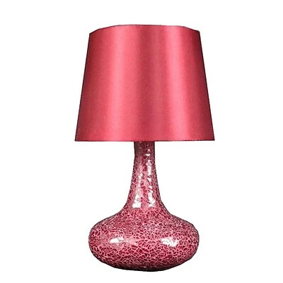 Buy 🌟 Table Lamps All The Rages Simple Designs LT3039-RED Mosaic Genie Table Lamp, Red 💯 3 Buy 🌟 Table Lamps All The Rages Simple Designs LT3039-RED Mosaic Genie Table Lamp, Red 💯