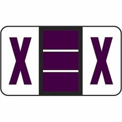 Promo 😉 Alpha Labels Medical Arts Press® POS® Systems Compatible 3300 Series Alpha Sheet Labels; "X" 🎁