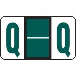 Best Pirce 😀 Alpha Labels Medical Arts Press® POS® Systems Compatible 3300 Series Alpha Sheet Labels; "Q" ⭐